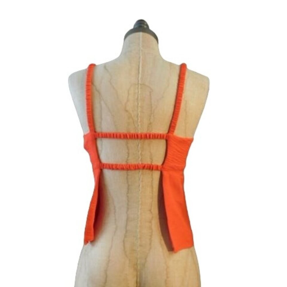Gianni Bini Size XS Red Strappy Open Back Blouse Top SEXY NWT $69 - Picture 3 of 3